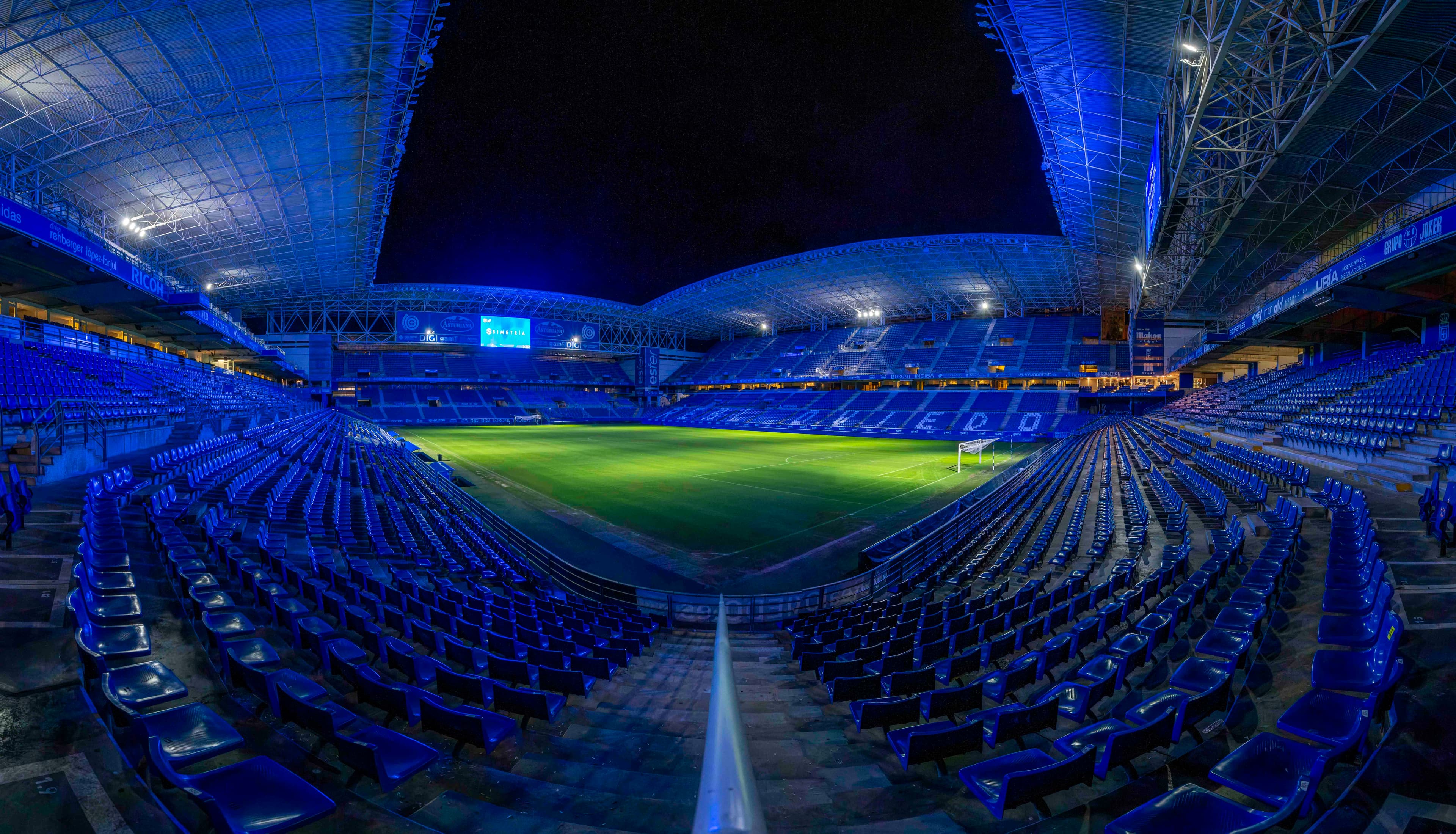 Carlos Tartiere en un día sin partido